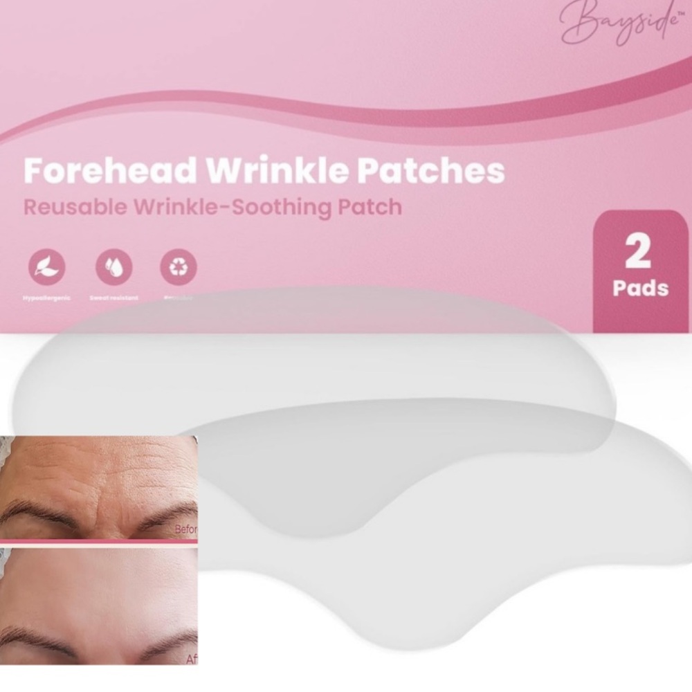 Reusable Wrinkle Reducing Hydrating Forehead Sleep Patches - 2-Pack